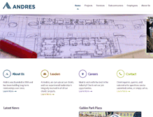 Tablet Screenshot of andresconstruction.com